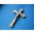 Krzyż wiszący jasny brąz z medalem Św.Benedykta 25,5 cm T1